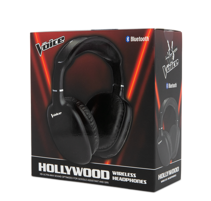 HOLLYWOOD Wireless Bluetooth Over-Ear Headphones