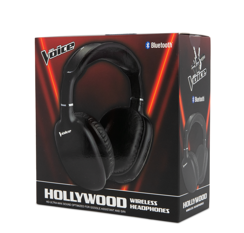 HOLLYWOOD Wireless Bluetooth OverEar Headphones The Voice Store
