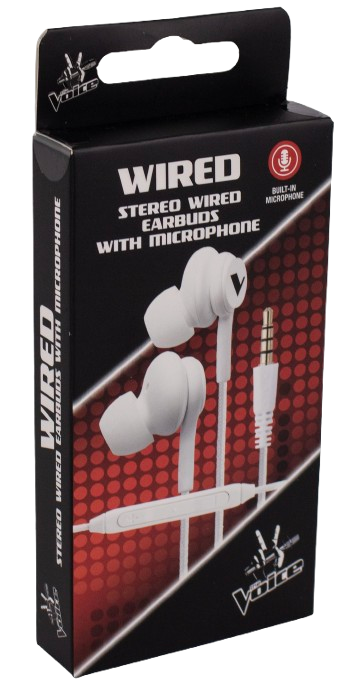 WIRED Stereo Earphones with Mic